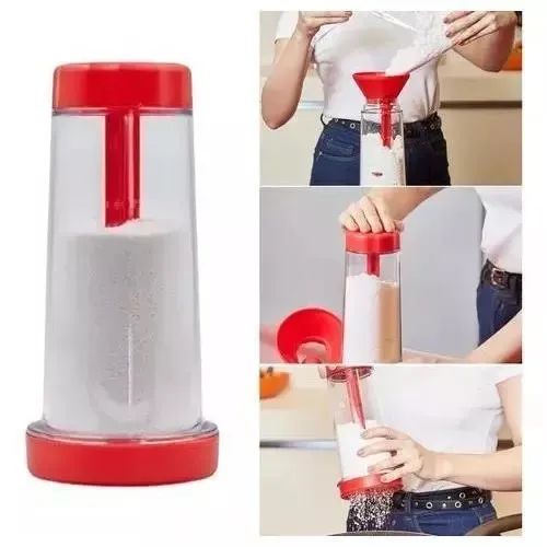 Tapioqueira Peneira Polvilhador - Armazena Tapioca Beiju Tapioca - BM-F1025 - Foto 3