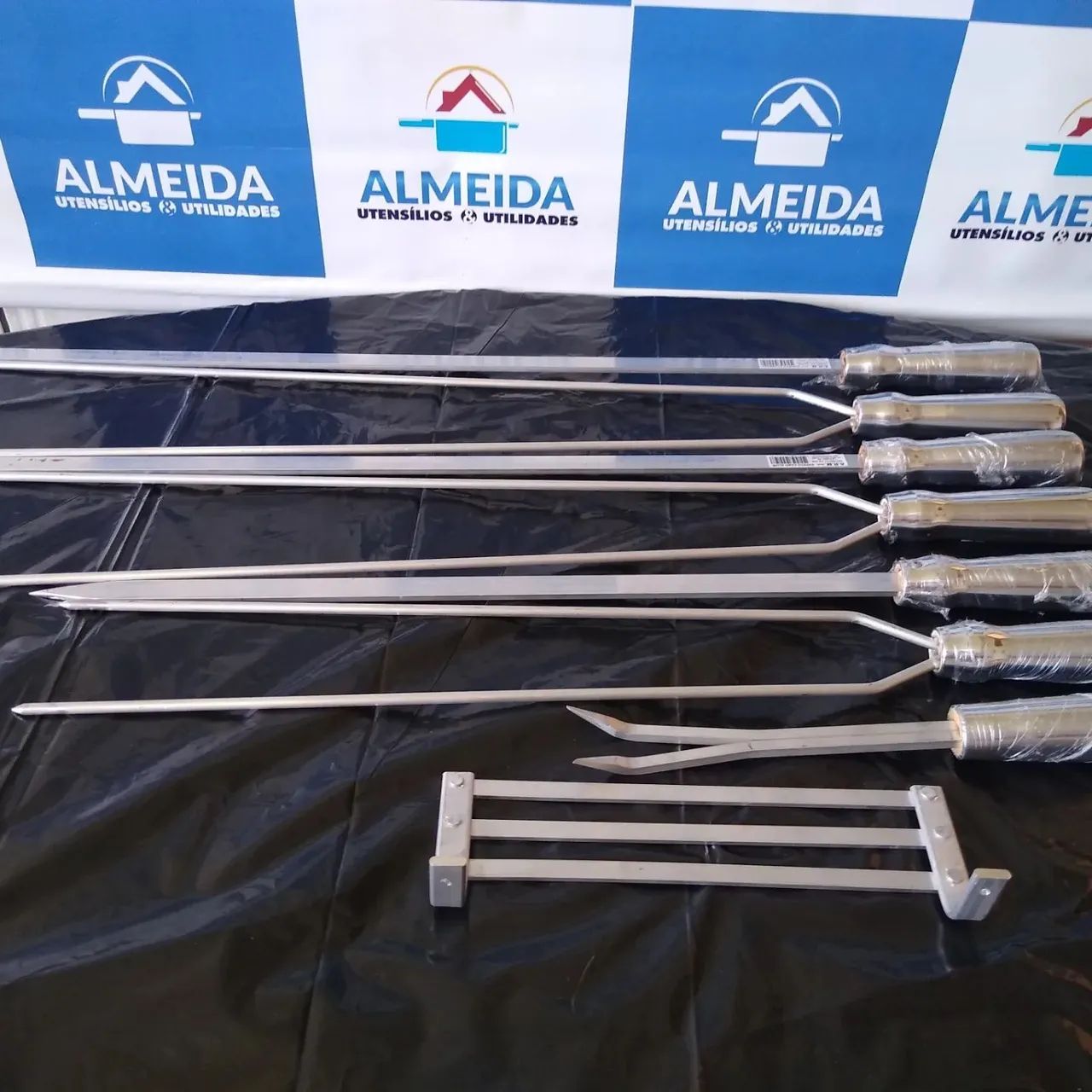 Espeto de alumínio pra churrasco apartir de 20 reais promoção - Foto 2