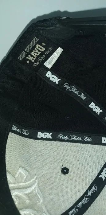 Boné preto letras bordadas DGK - Foto 4