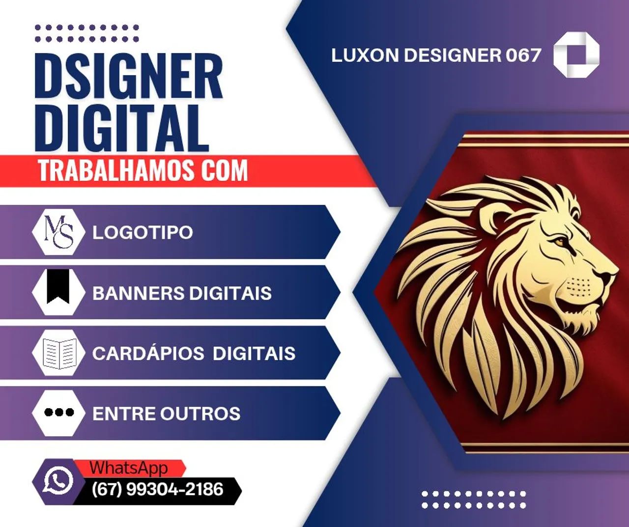Designer Digital - Criação de Logos, Banners e Muito Mais!