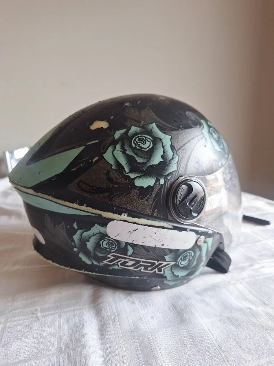 Capacete Aberto Pro Tork New Liberty Three Flowers - Foto 2