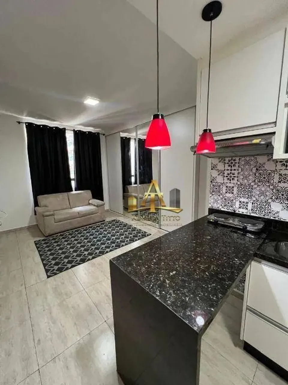Studio mobiliado para locação no Condomínio Selenita - Bairro Bethaville - Barueri/SP