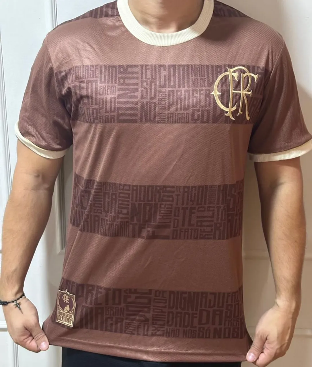 Camisa Flamengo Marrom Racismo - Nova