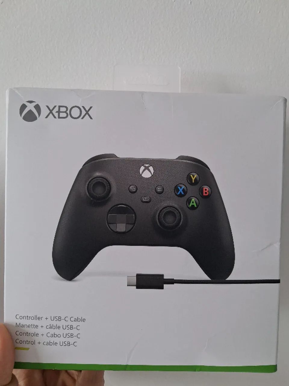 Controle Xbox Original Wirelles + Cabo USB-C (Novo, Lacrado)