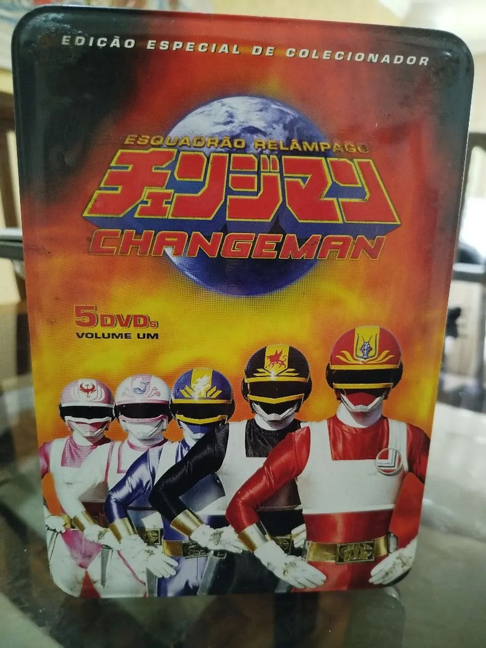 Box lata Changeman - Volume 1 e 2 (10 DVDs) - Edição Especial de Colecionador