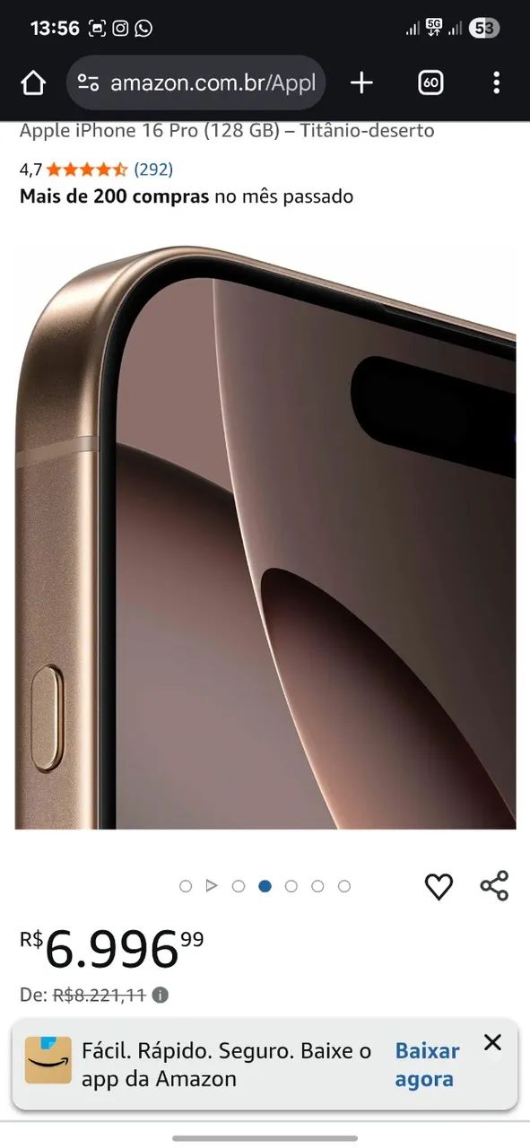 Iphone 15 pro max 512g - Celulares e Smartphones - Cristo Redentor