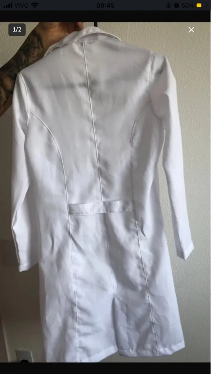 Jaleco Branco Feminino