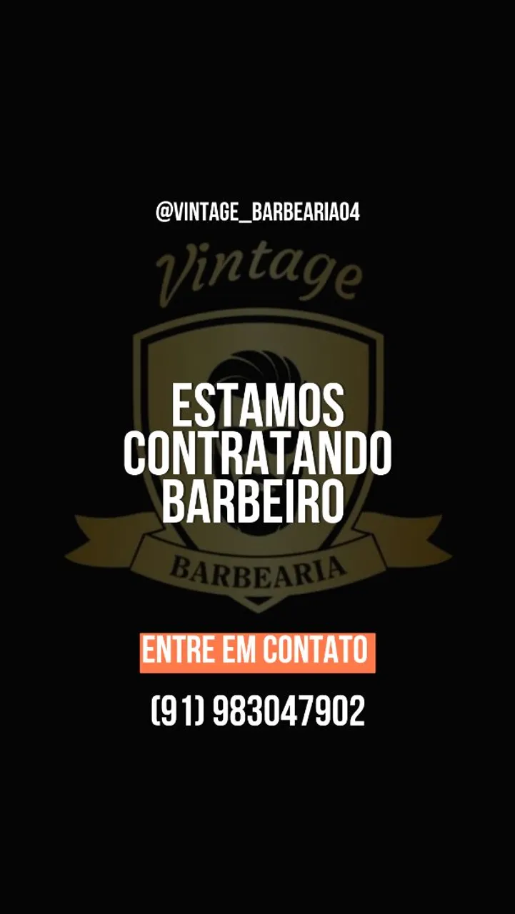 Vaga para barbeiro 