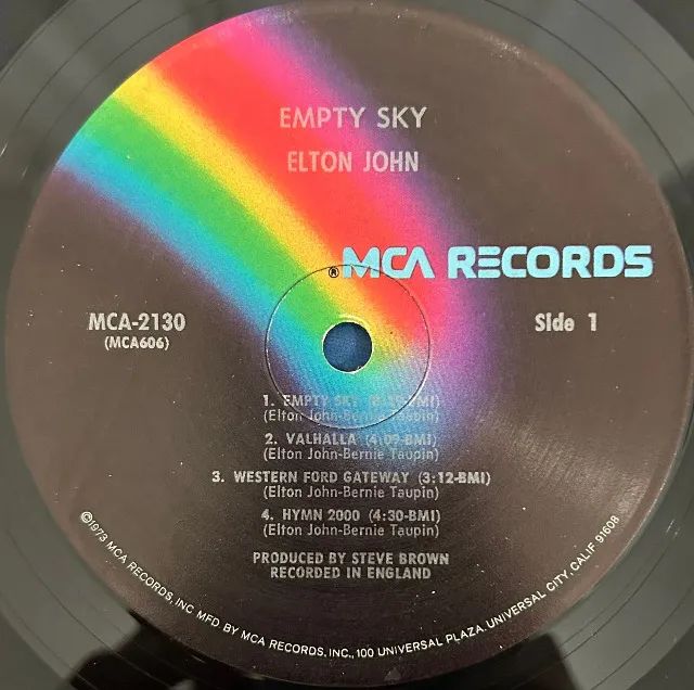 Disco de Vinil LP Elton John Empty Sky (com encarte) - Foto 5