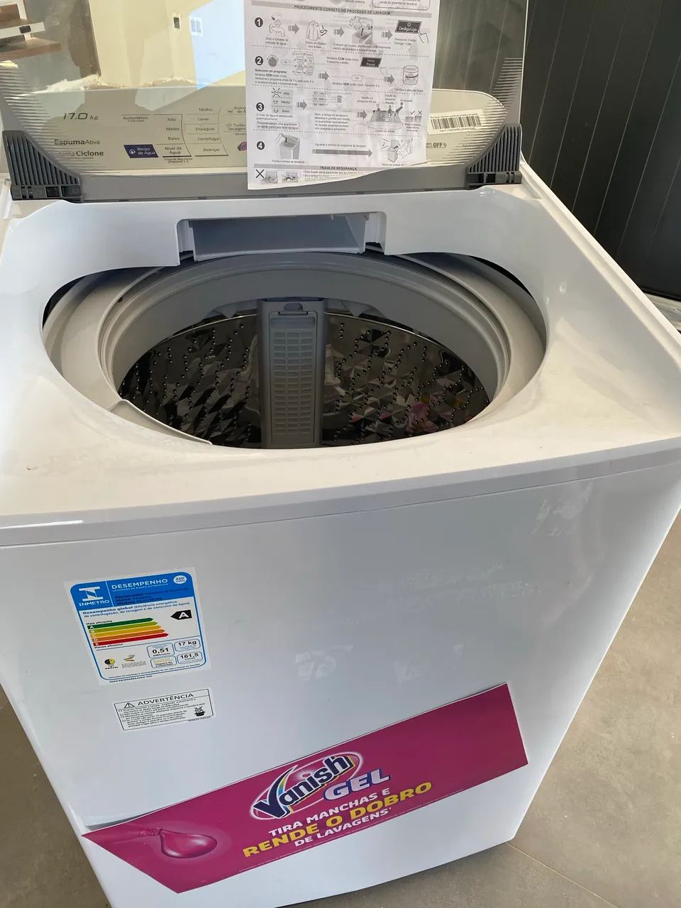 Máquina de lavar roupa 17kg Panasonic 64739934477955120