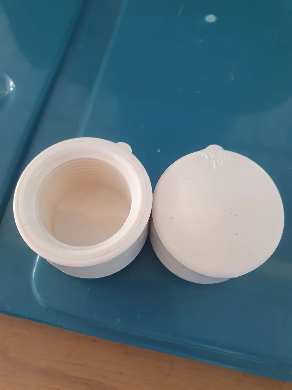 10 cap tampão rosca interna 1"ou 1.1/4 ou 1.1/2 - Foto 3