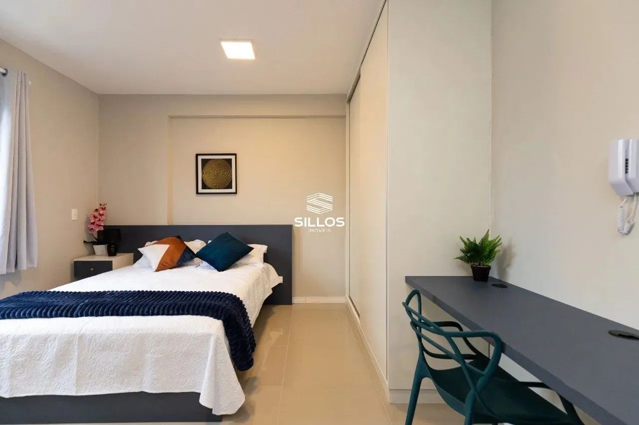 Studio mobiliado com 1 suíte para alugar no Centro de Curitiba - Foto 3
