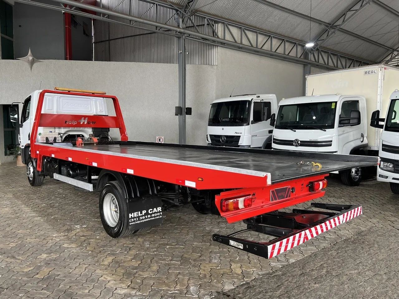 Caminhão MB Accelo 1016 Prancha Reboque Plataforma Guincho Ñ 1017 815  *0 816 - Foto 6