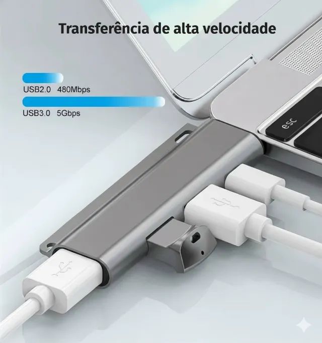 USB-C Hub 4 Ports in 1 OTG 5Gbps Extension Adapter Dock for Android Tablet Cellphone Notebook64275303266307121