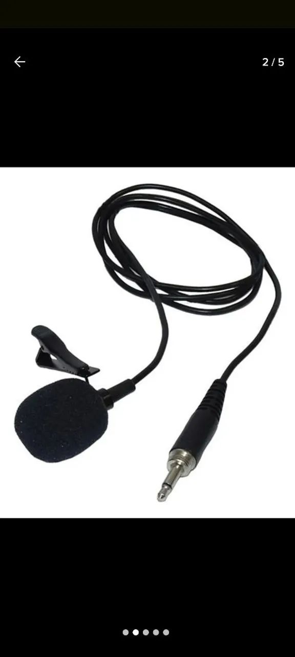 Microfone Sem Fio Lyco Duplo 2 Headset 2 Lapela - Foto 2