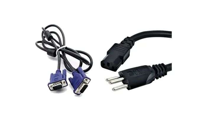 Kit 2 cabo de Energia para pc + cabo vga - Foto 4