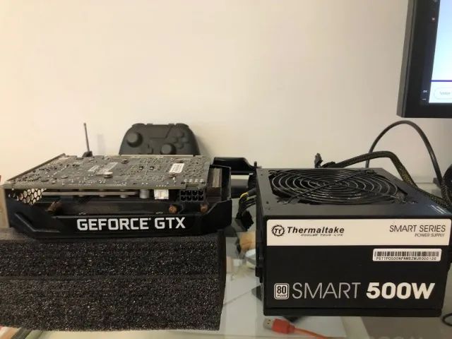 Placa de vídeo gtx 1660 + fonte 500W