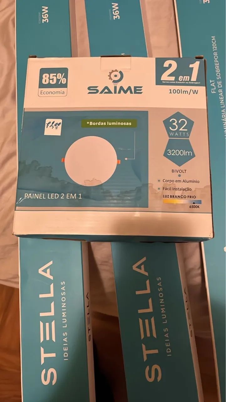 Painel led 2 em 1 32w 32000Im bivolt saime 