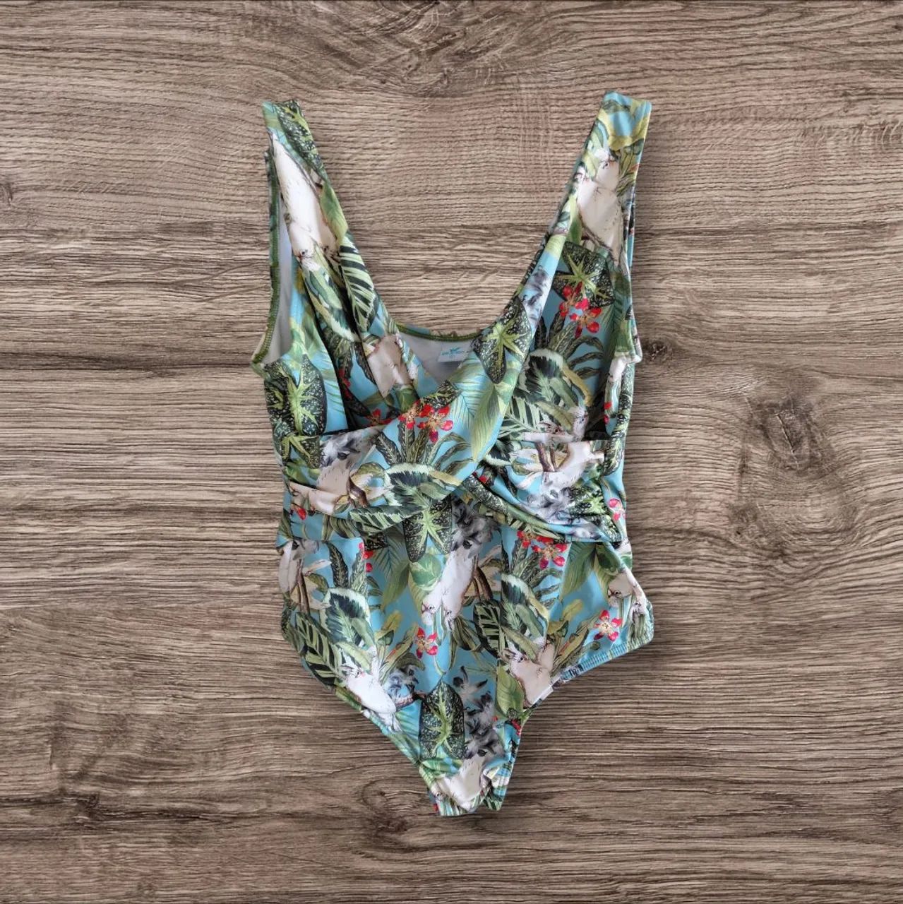 Maio estampado com pássaros tam G