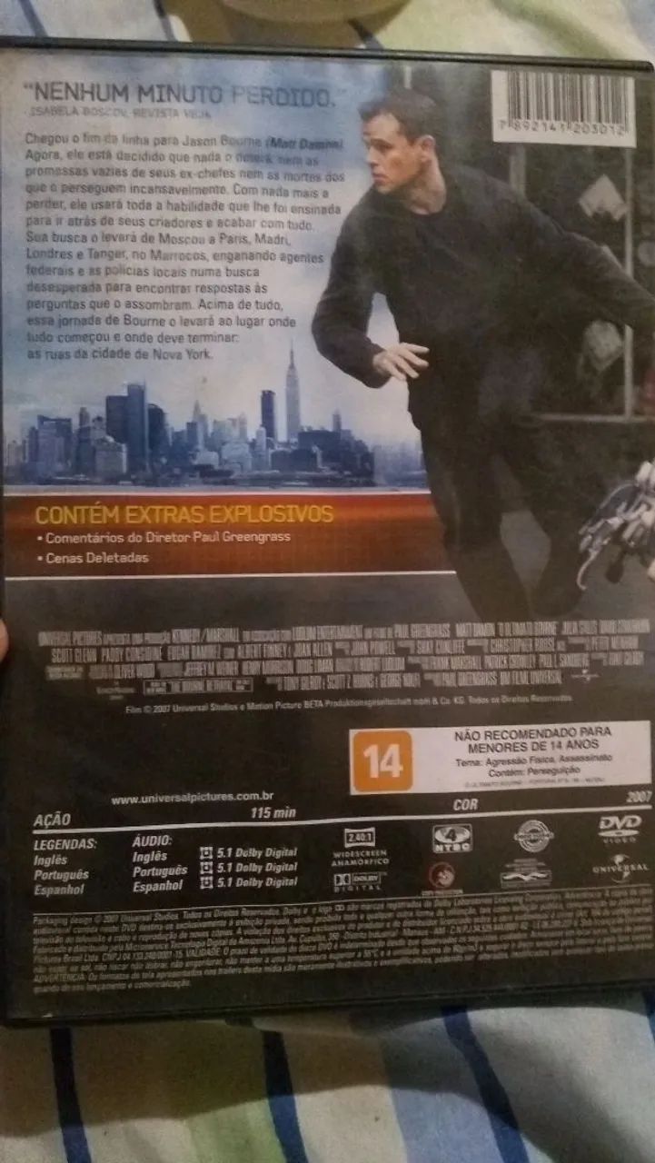 DVD O Ultimato Bourne - Matt Damon - Foto 2