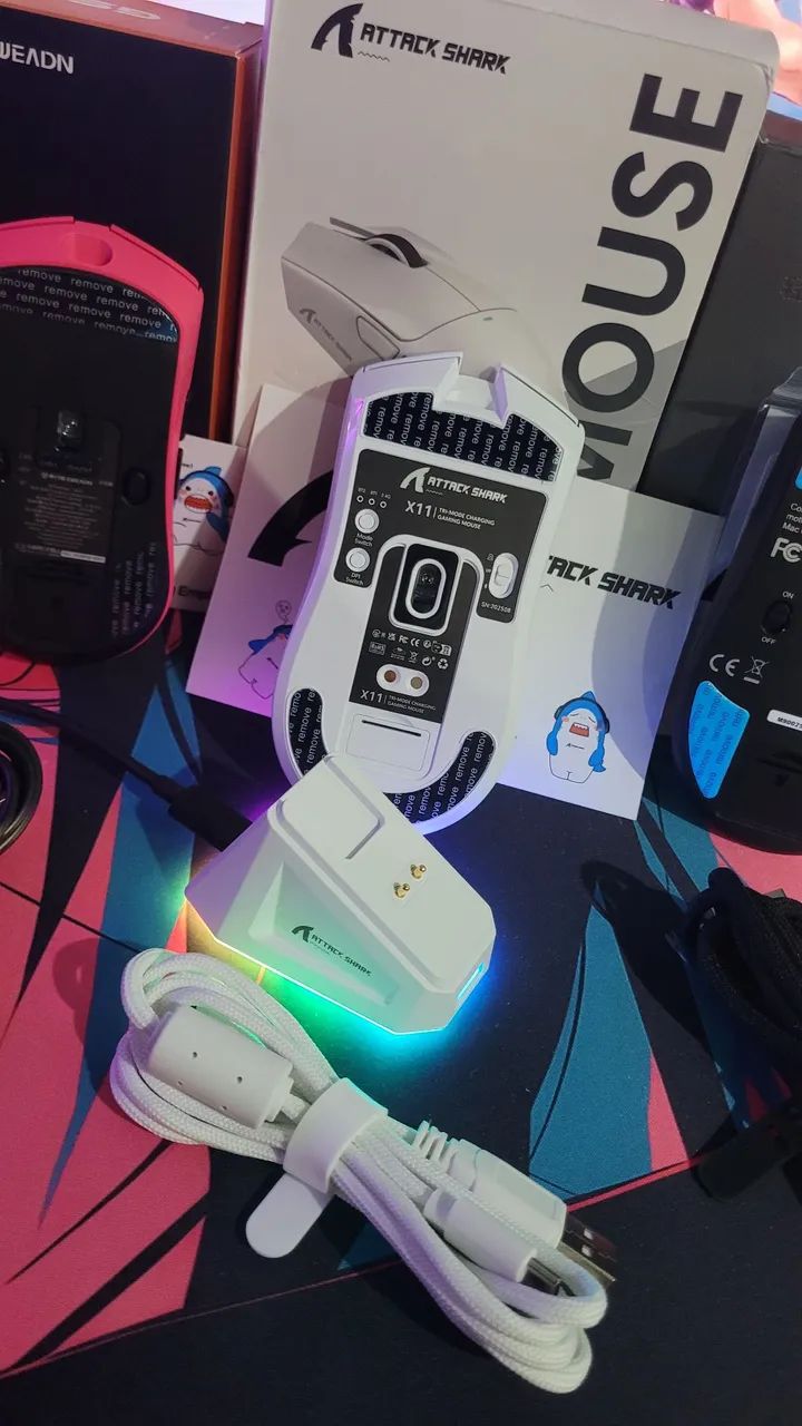 OPORTUNIDADE!! MOUSES GAMERS SEM FIOS (NOVOS) - Foto 4