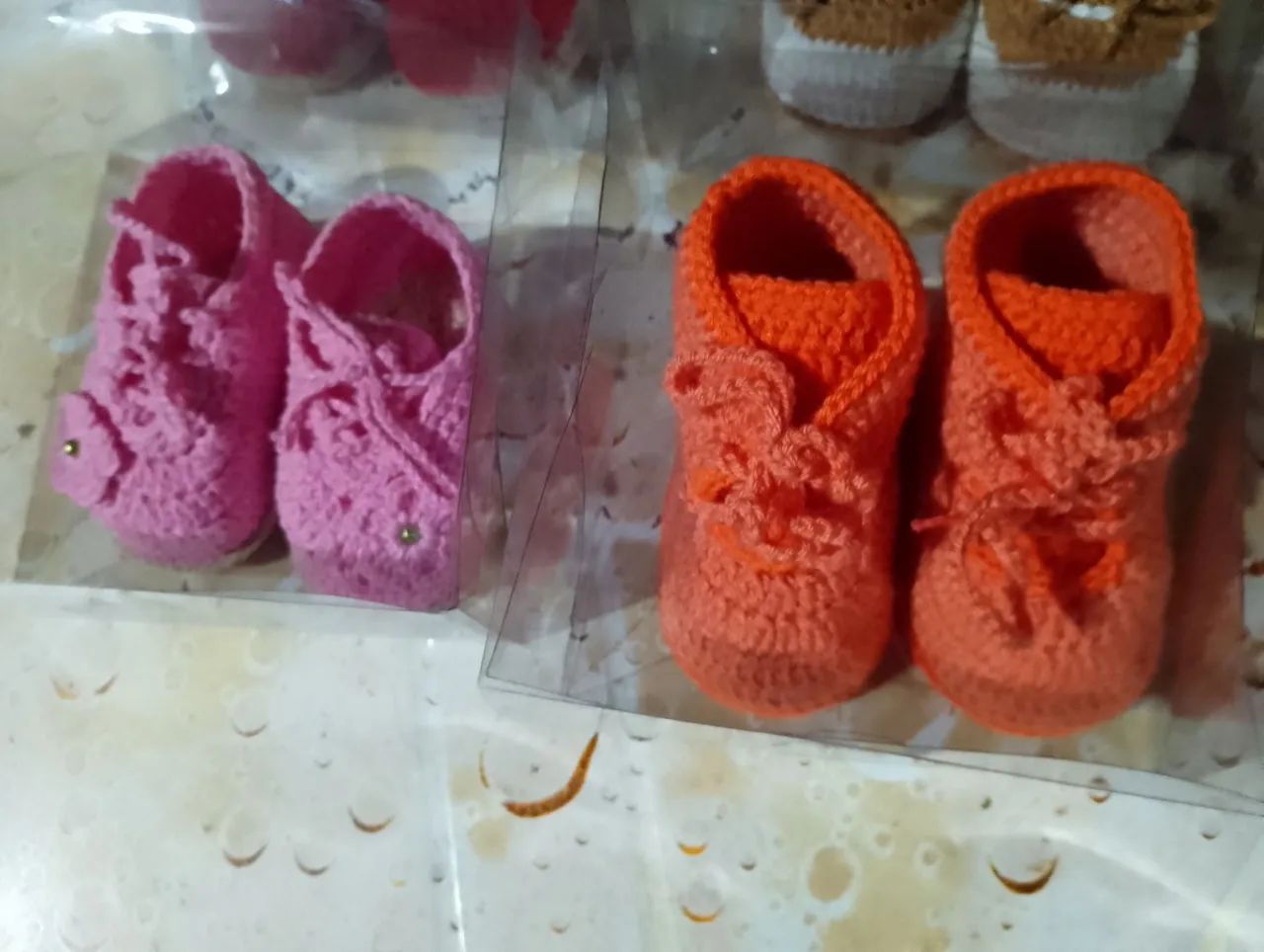 Sapatinhos de Bebê - Unissex - Crochê - Foto 5