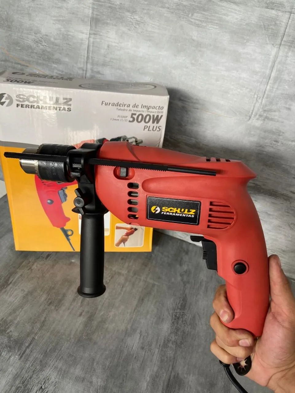 Furadeira (Super Promoção) Schulz 1/2pol 13mm Reverse - 500W - Foto 5