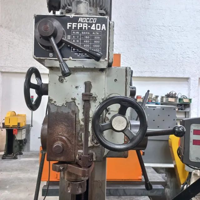 Furadeira Fresadora Rocco Ffpr-40 A Cone N° 4 / -- 90005 Nc Branco - Foto 3