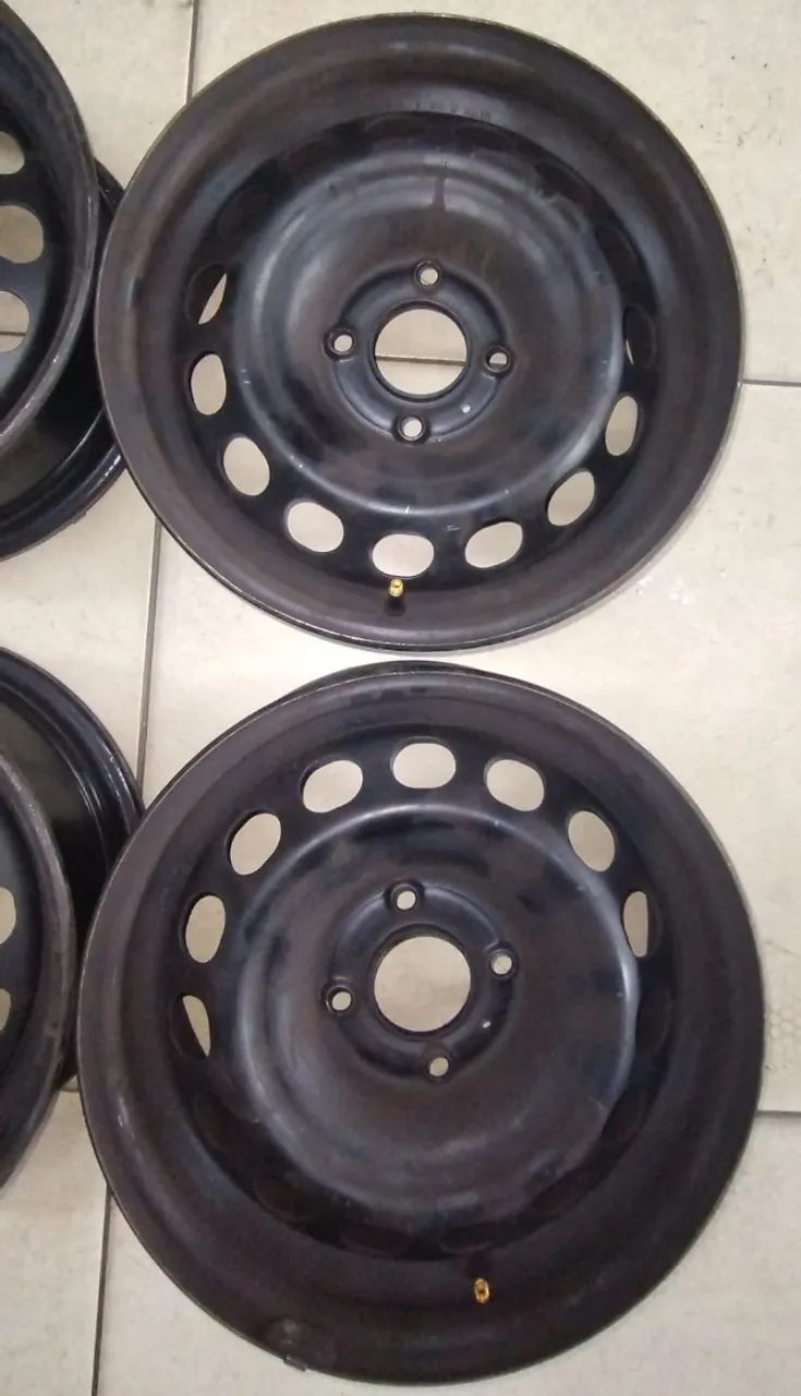 Rodas de ferro Originais Peugeot aro 15 4x108 - R$ 190,00 und - Foto 2
