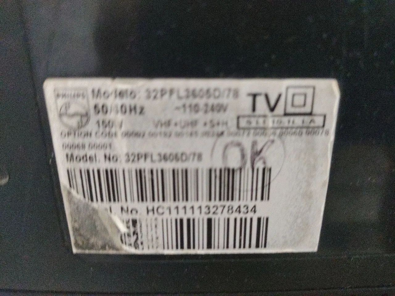 Tv PHILIPS 32 com defeito  - Foto 4