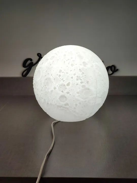 Luminária de lua - média  - Foto 2