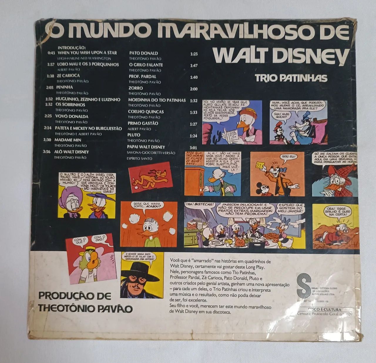LP DISCO VINIL WALT DISNEY COLEÇÃO  - Foto 2