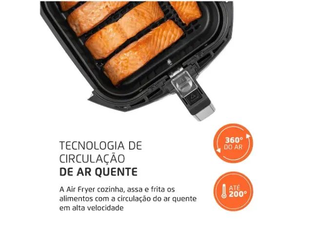 Air Fryer Mondial Family AFN-40-BI Preto 4L com Timer - Foto 5