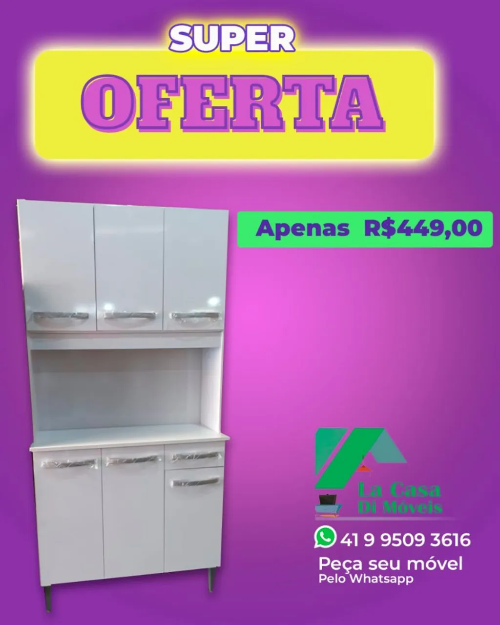 Armário de Cozinha em Oferta!