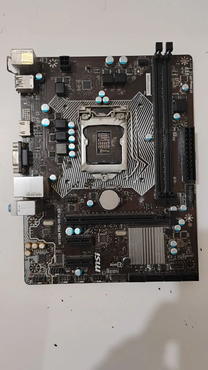 Placa-Mãe MSI H110M *Com Defeito* - Foto 2