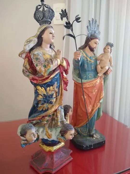 Imagens Sacras. Estatuetas do século XIX - Foto 5