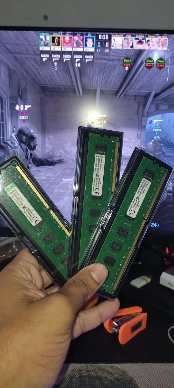 Memórias DDR3 PC 8GB Kingston Novas