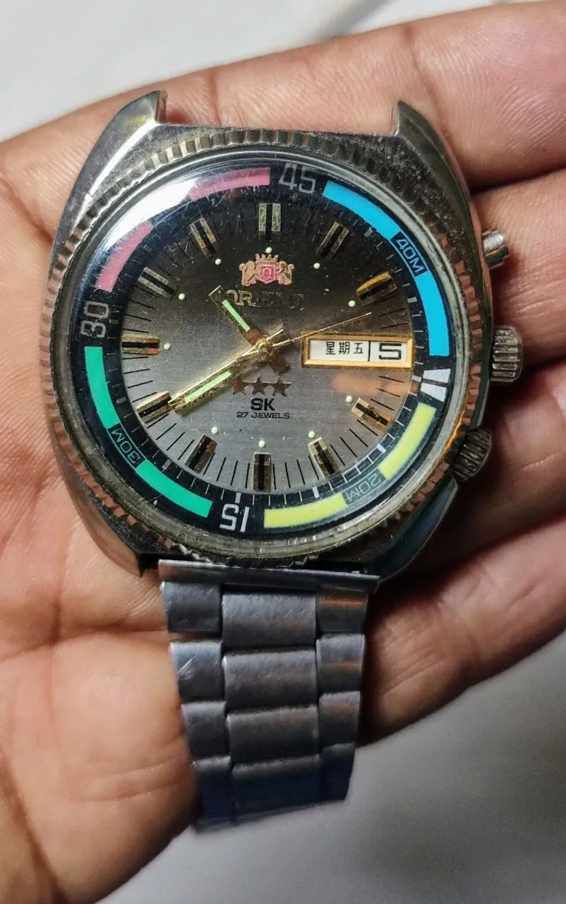 Raro Orient Sea King 27 Jewels Vintage Leia a Descrição