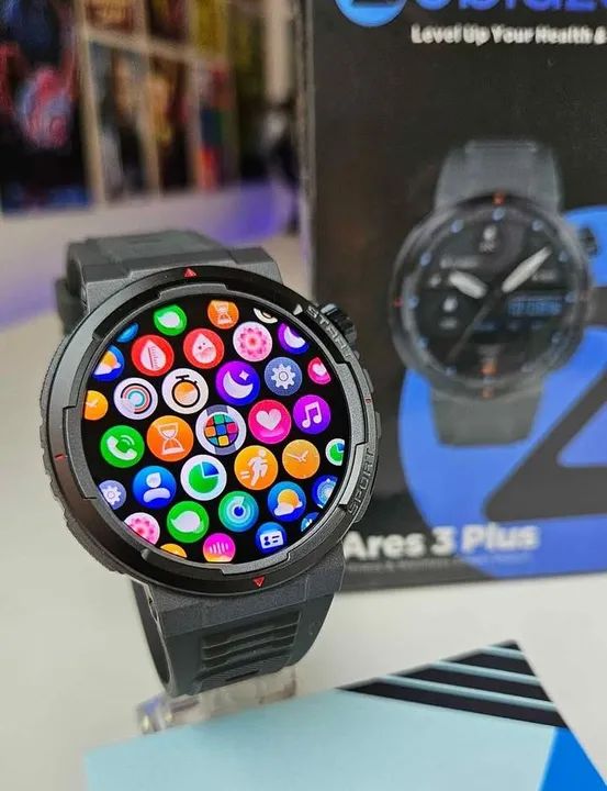 SMARTWATCH ZEBLAZE ARES 3 PLUS - Tela Amoled, Ligações, Notificações, Esportes, Saúde. - Foto 5