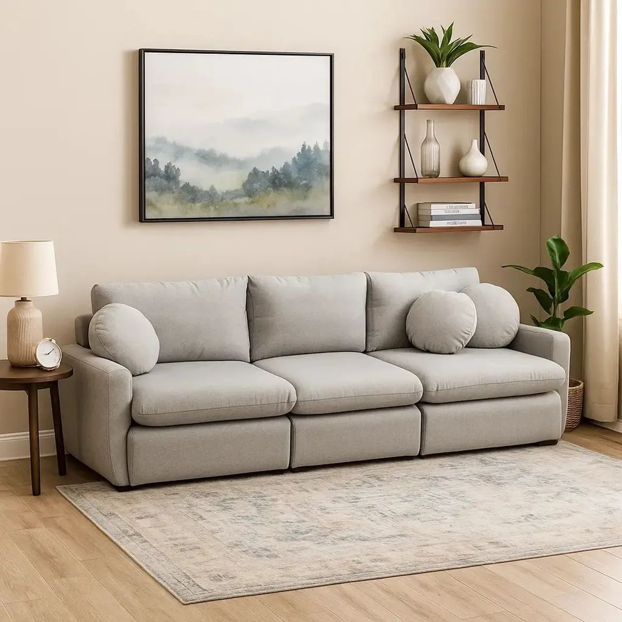 SOFÁ CAMA LINHO 3 M LARGURA ALTA QUALIDADE E CONFORTO SURPREENDA-SE!! UEPR