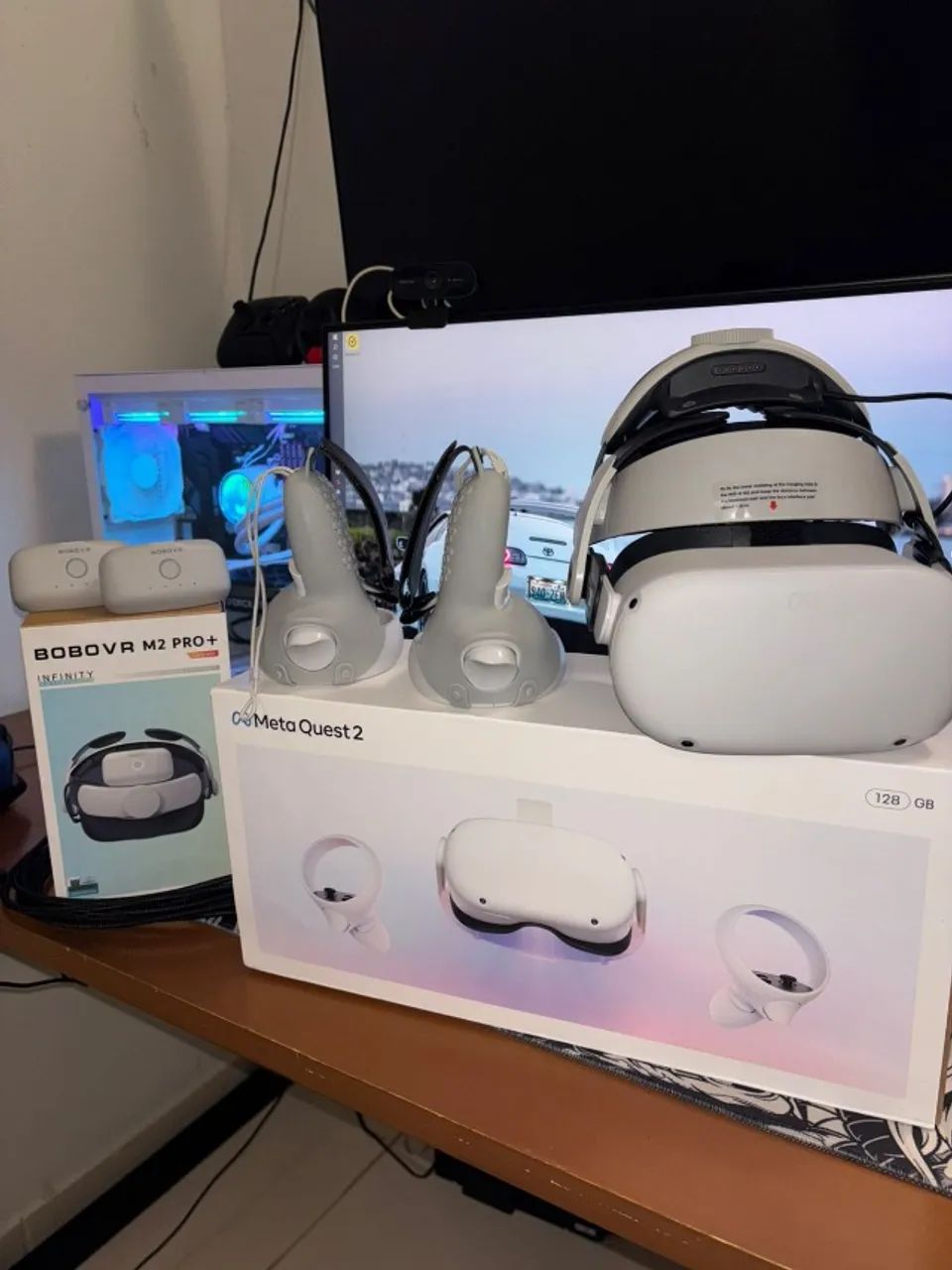 META QUEST 2 - OCULOS DE REALIDADE VIRTUAL - PC/XBOX