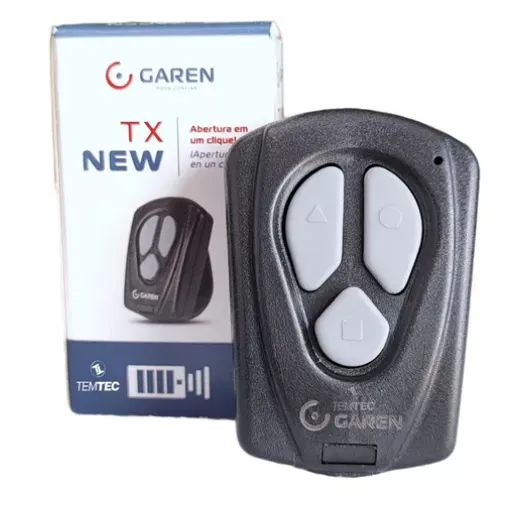 controle Remoto Garen 3 teclas tx new para Motor de Portão