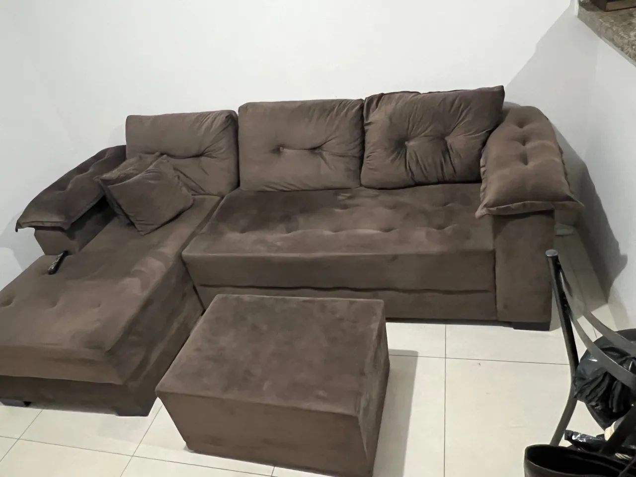 Sofá tecido suede  - Foto 4