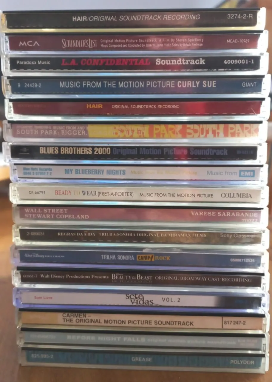 cds trilha Sonora Originais de filmes - music from the motion pictures - A maioria em muit
