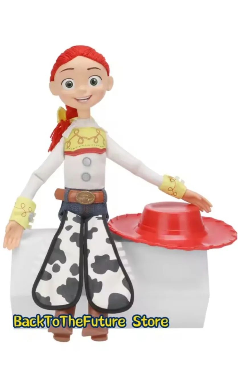 Boneco Woody e Jessie toy story de pano TAG slinky rex zurg mineiro bala no alvo batata - Foto 4