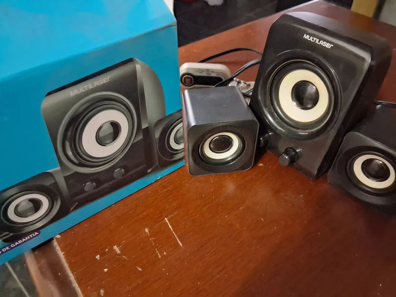 Caixa de Som 2.1 Multilaser SP172 - 14W RMS - USB - Foto 5