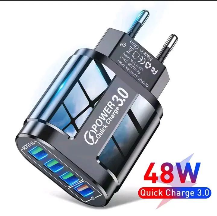 Carregador Power 3.0 Quick Charge 48W - Carregamento Rápido