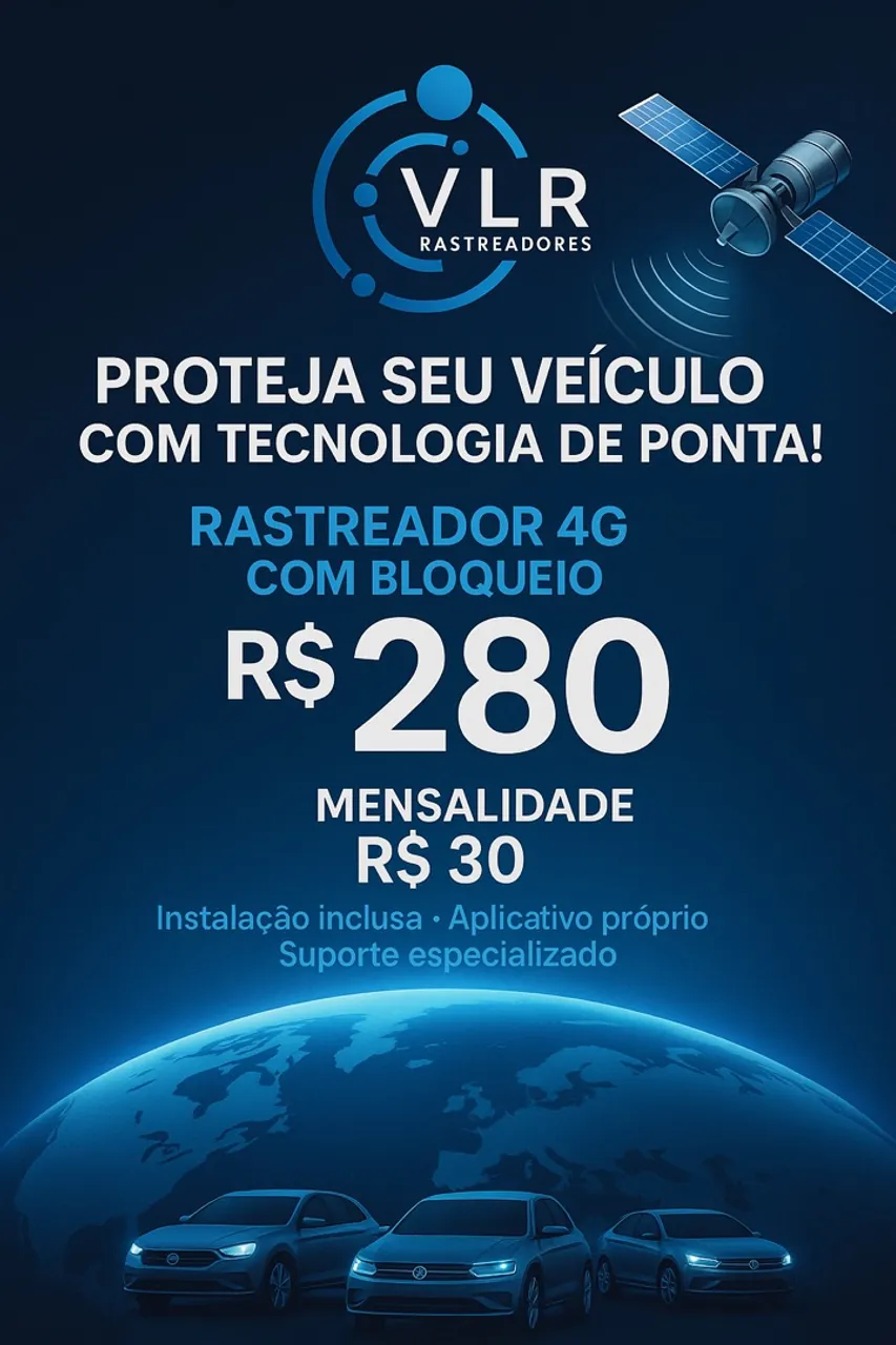 RASTREADOR VEICULAR 4g
