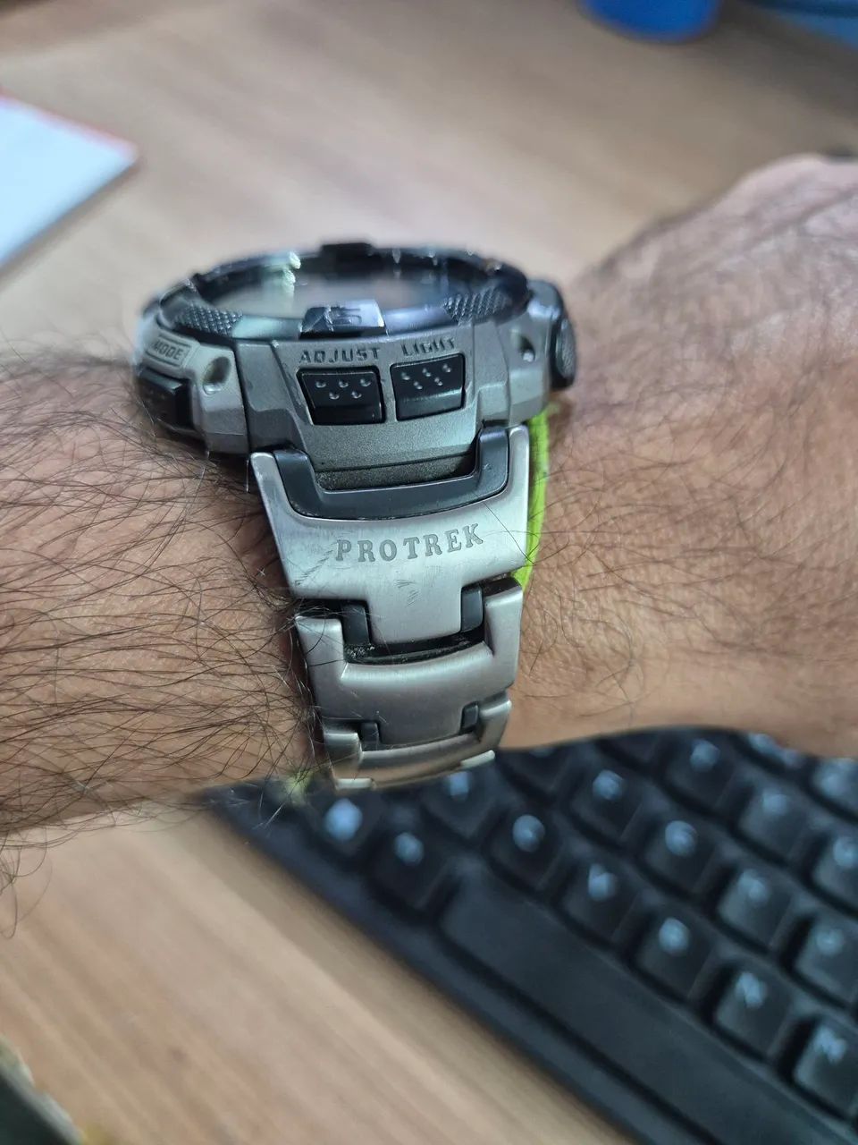 Relógio Casio Protrek Triple Sensor titanium  - Foto 2
