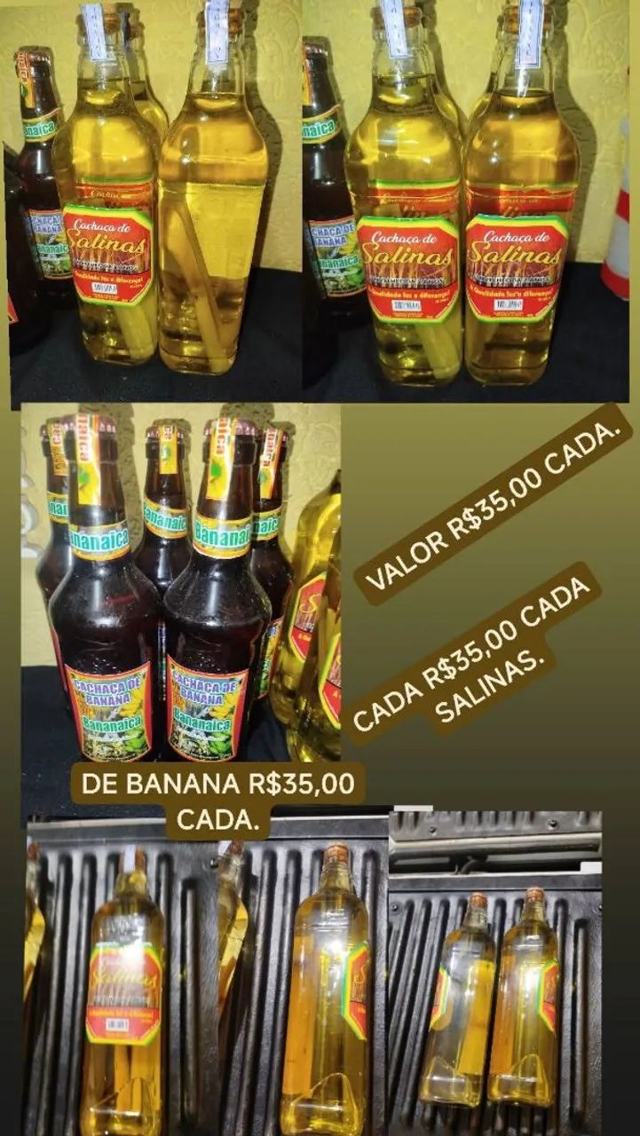 ORIGINAL SALINAS ...<br>ORIGINAL SABOR DE BANANA.... <br>VALOR R$35,00 CADA.